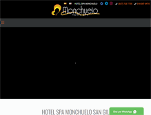 Tablet Screenshot of hotelmonchuelosangil.com